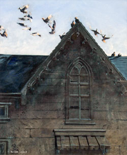Pigeons Taking Flight - Chris Baker