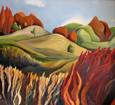 Benson Road Afire in October Phyllis Bryce Ely
