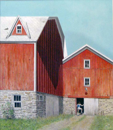 Walter Garver painting Oxford gallery Rochester, NY