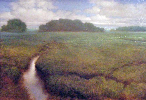 David Walsh painting Oxford gallery Rochester, NY