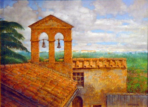 David Walsh painting Oxford gallery Rochester, NY